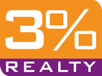 Logo of 3% Realty, Simply Full Service Realty